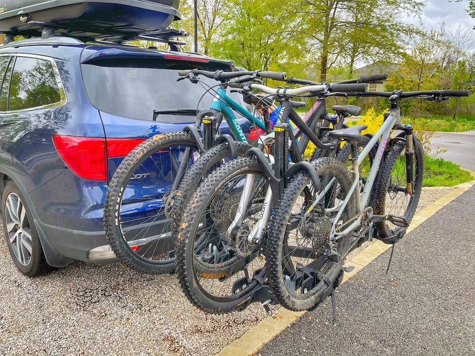 Bike Trunk Mount Bicycle Rack Holding 3 Bikes Bicycle Carrier for Car SUV Van US 