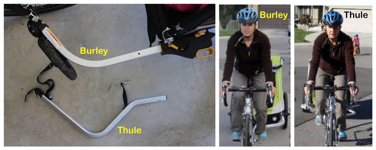 thule vs burley bike trailer
