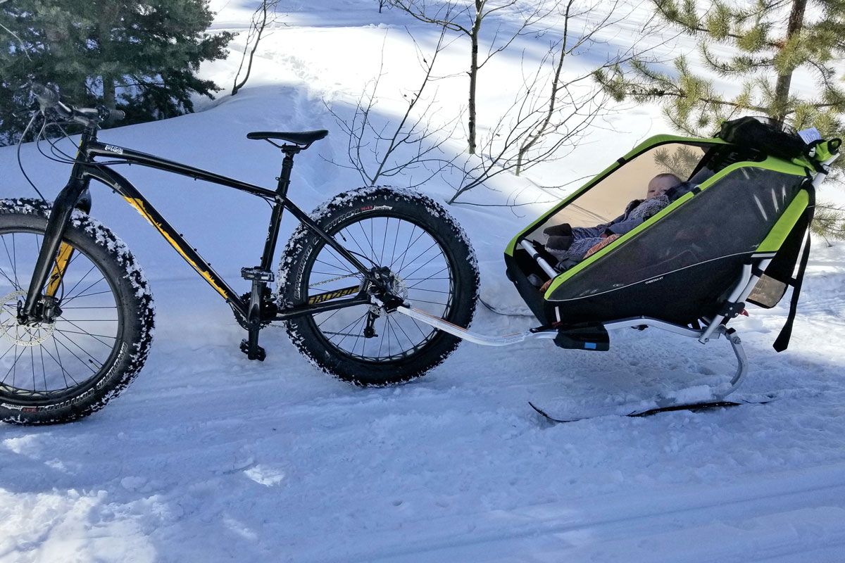 thule chariot cross ski kit
