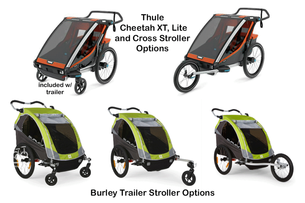 burley running stroller