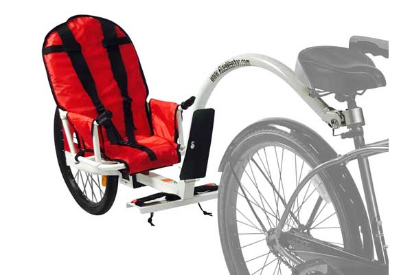 Weehoo Blast recumbent trailer cycle, without pedals