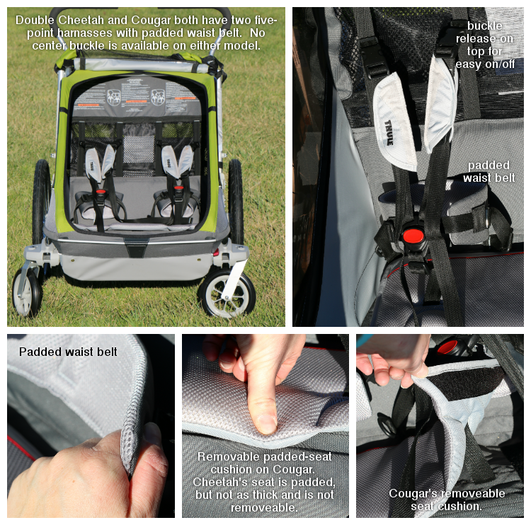 chariot cougar 2 double stroller