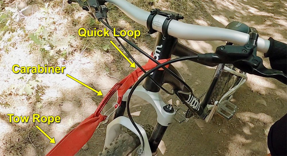 Kids Bicycle Tow Rope  Bike Bungee for MTB or Road bike - VOLANS