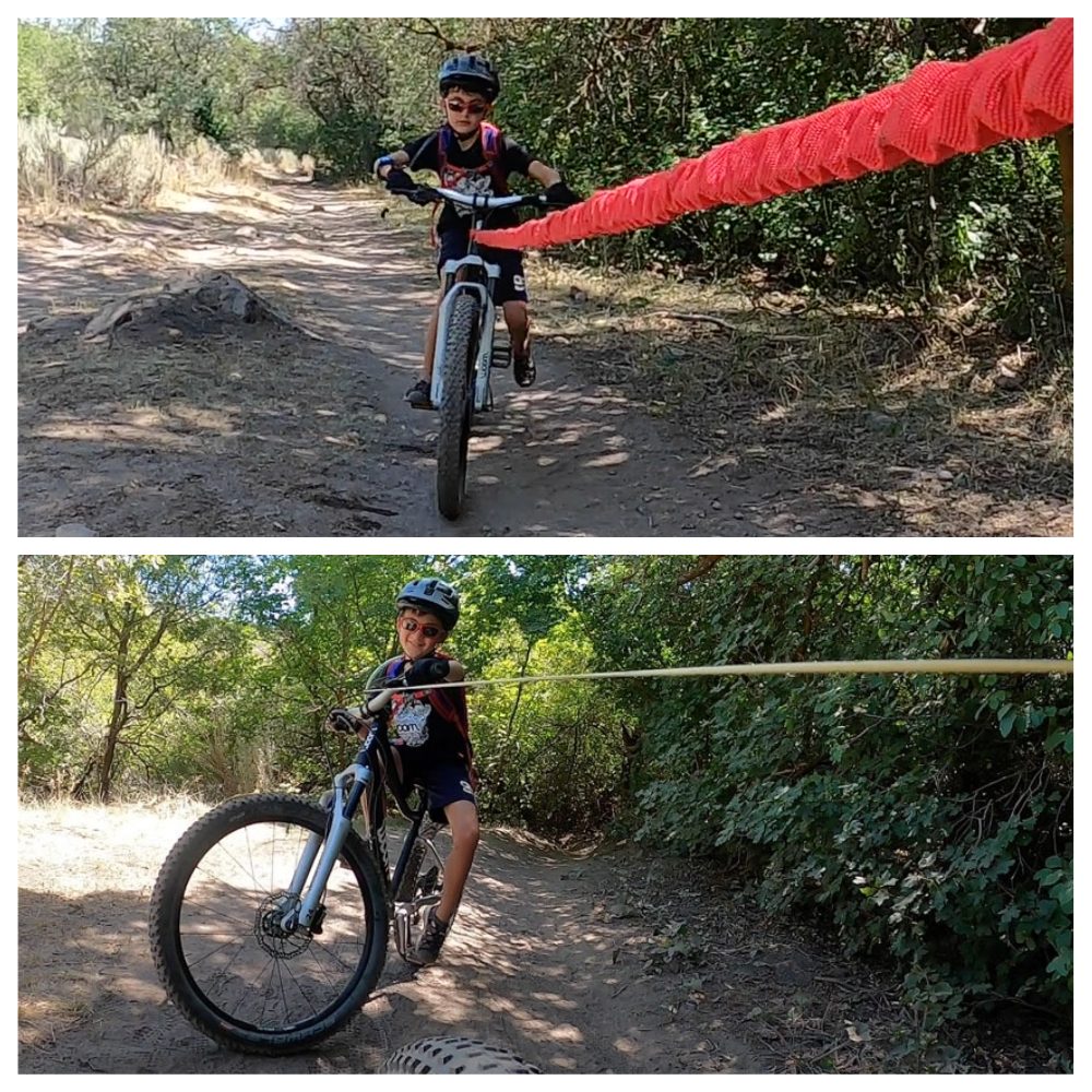 Bike Bungee Tow Rope for Kids,Bicycle Tow Rope,Child Pull Rope Portable Outdoor Tow Rope,​Compatible with All Mountain Bikes
