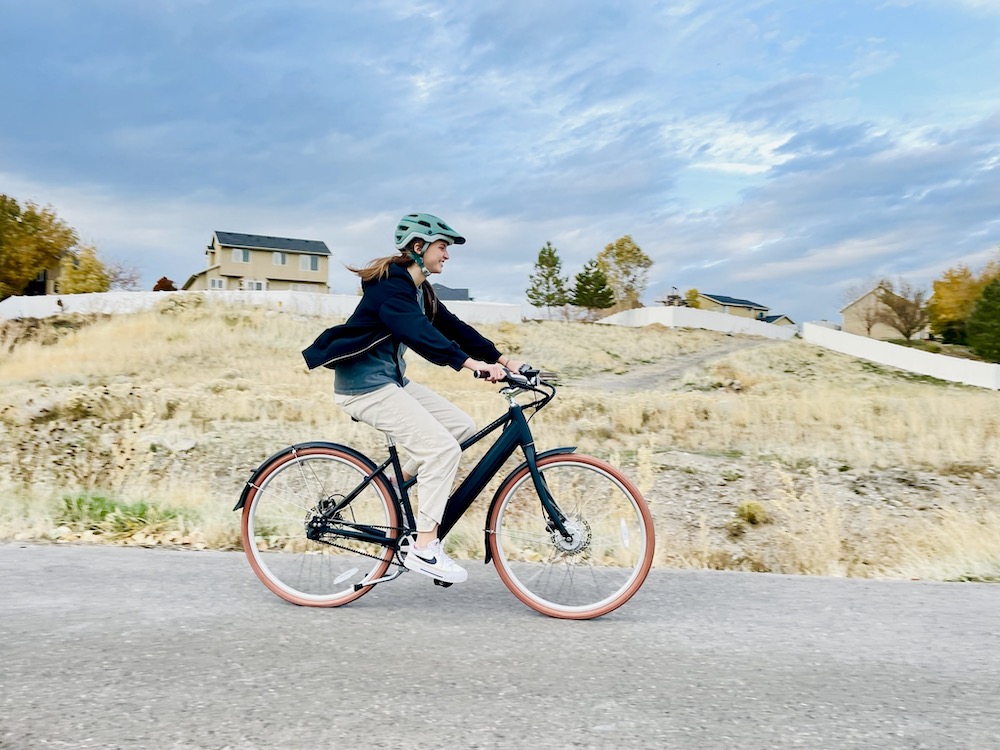 upright geometry of the eclassic plus bike