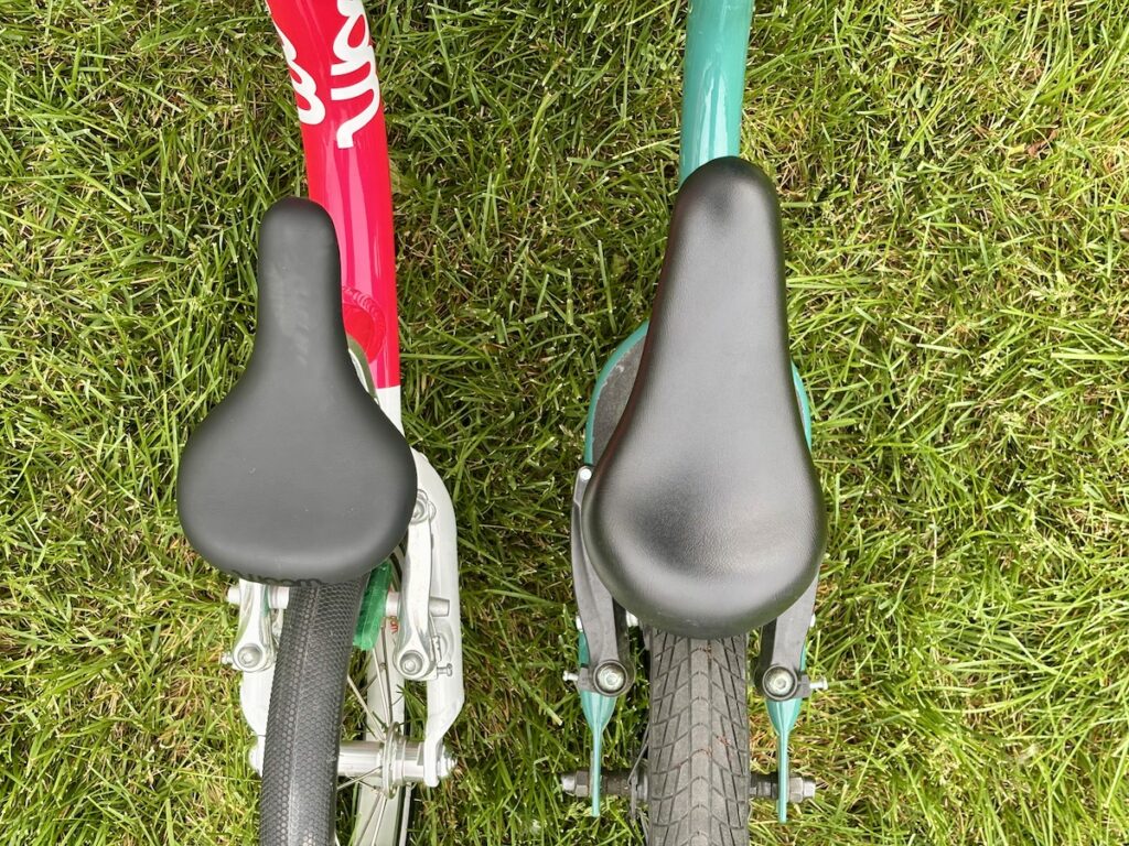 woom GO saddle vs retrospec cub plus