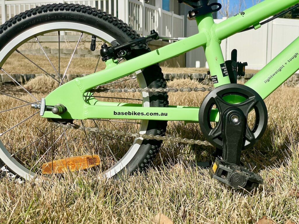 drivetrain on the base bikes 16 inch
