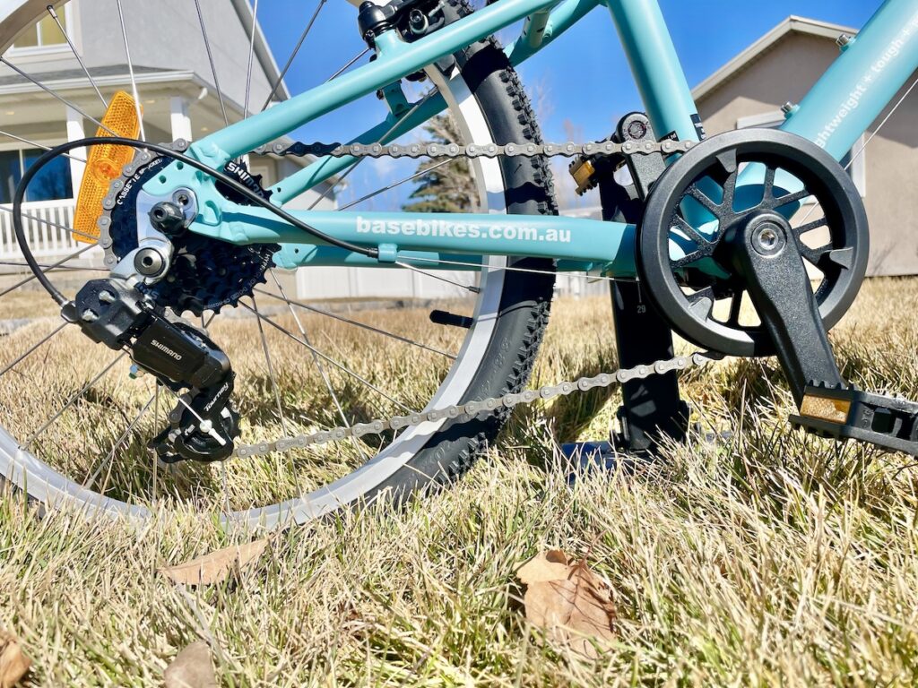 drivetrain on the base bikes 20 inch bike