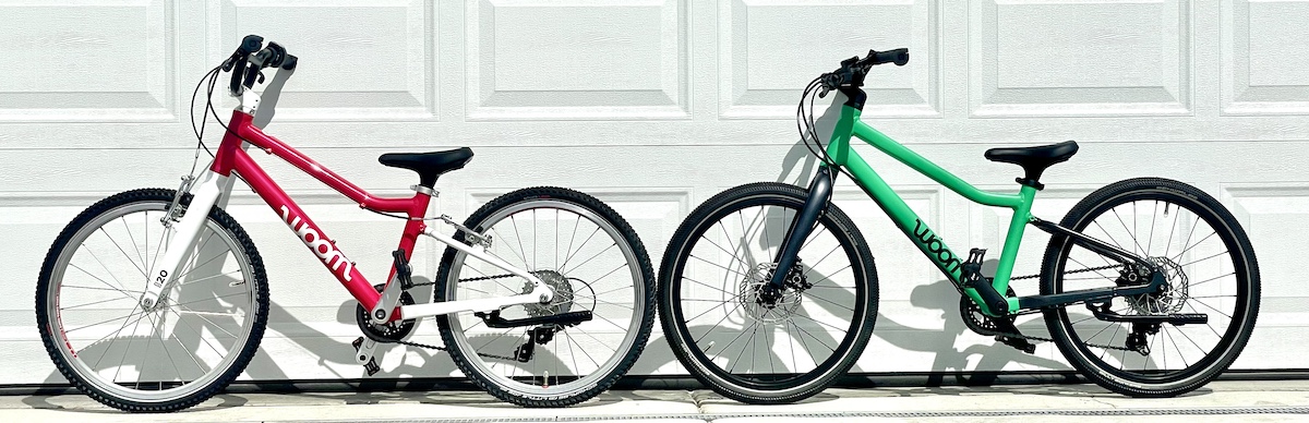 woom GO 4 vs. woom EXPLORE side by side