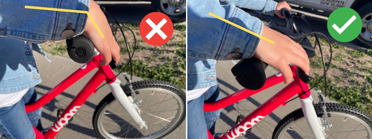 woom brake lever alignment adjust
