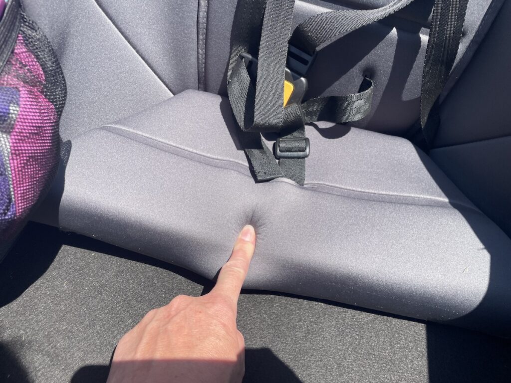 soft cushion of seat insert for burley hopper