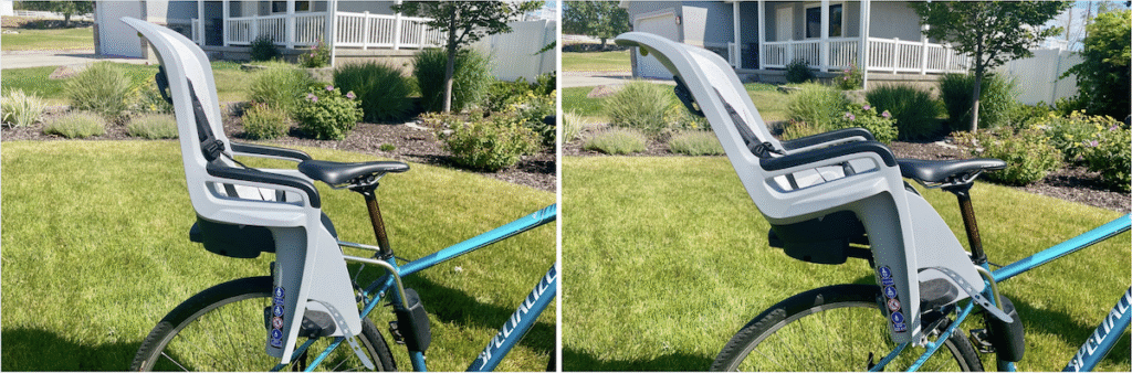 thule ridealong recline levels
