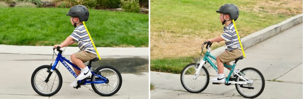 4 year old on the Prevelo Alpha Two and woom GO 3