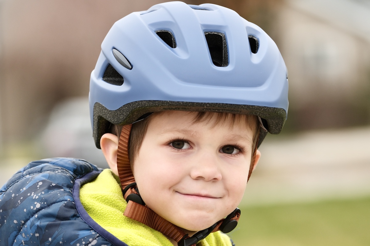 retrospec scout kids bike helmet front shot