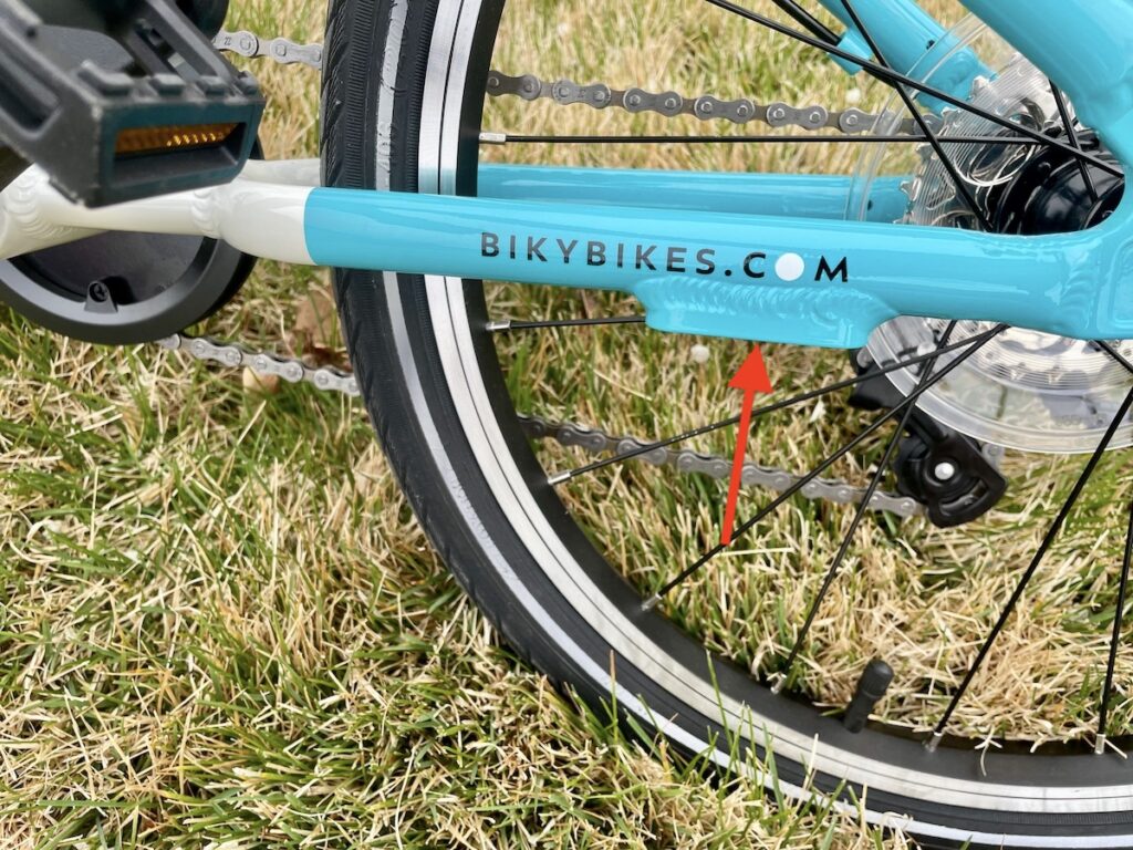 biky air 20 rear kickstand mount