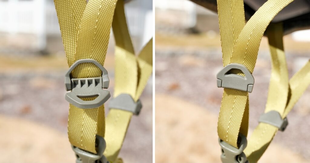 Smith sidekick junior helmet locking sliders